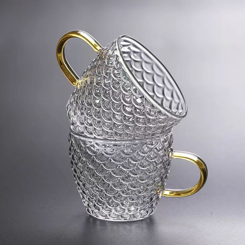Coffee Tea Sugar Set - Стеклянные чайные чашки, маленькие чашки, домашний