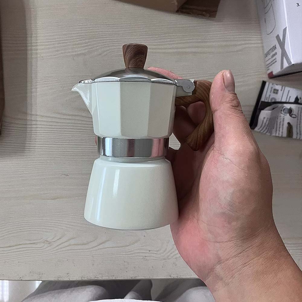 Moka Pot Stove - Алюминиевая итальянская кофеварка Мока для эспрессо,