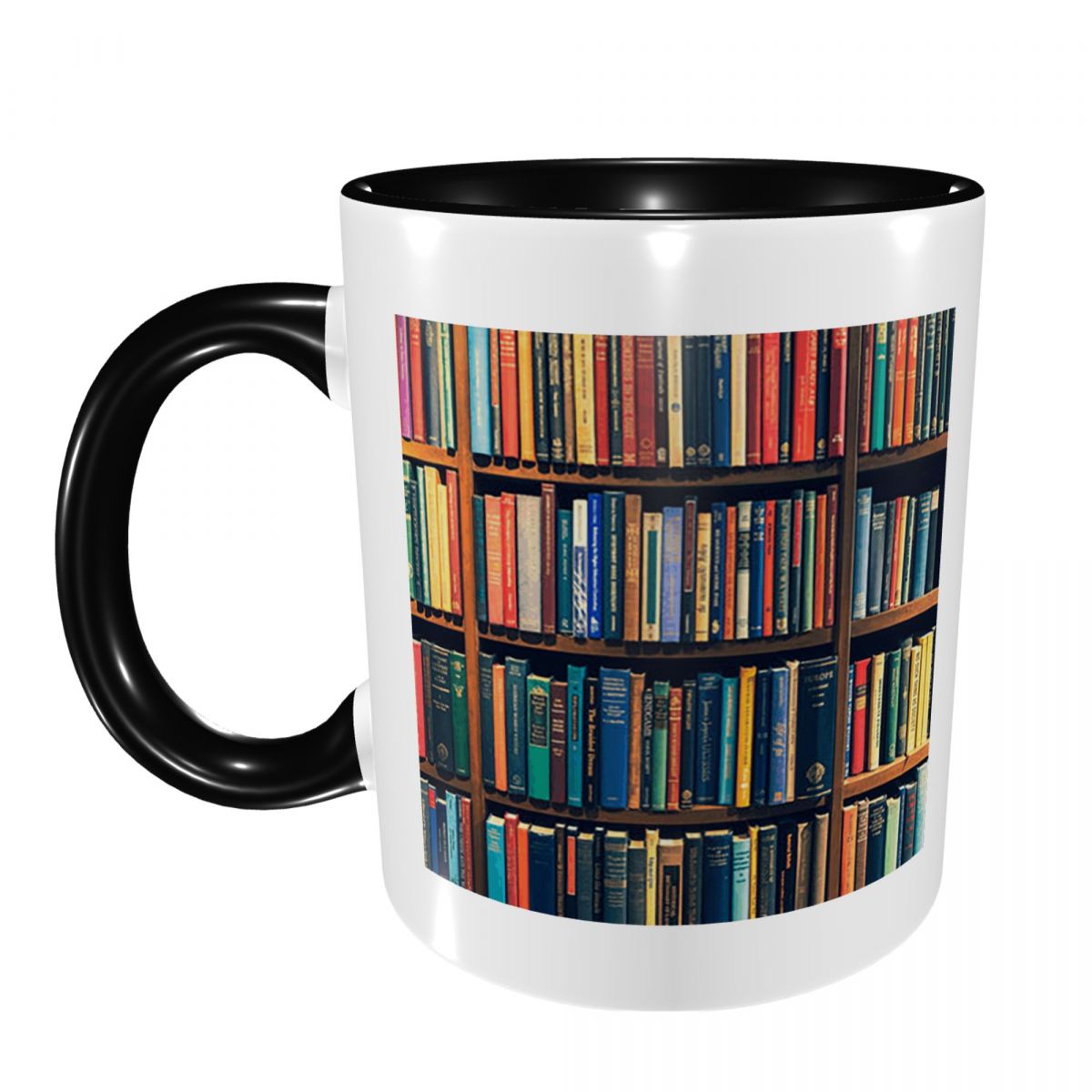 Coffee Tea Library - Кружка «Библиотека знаний» (книга 1), забавная