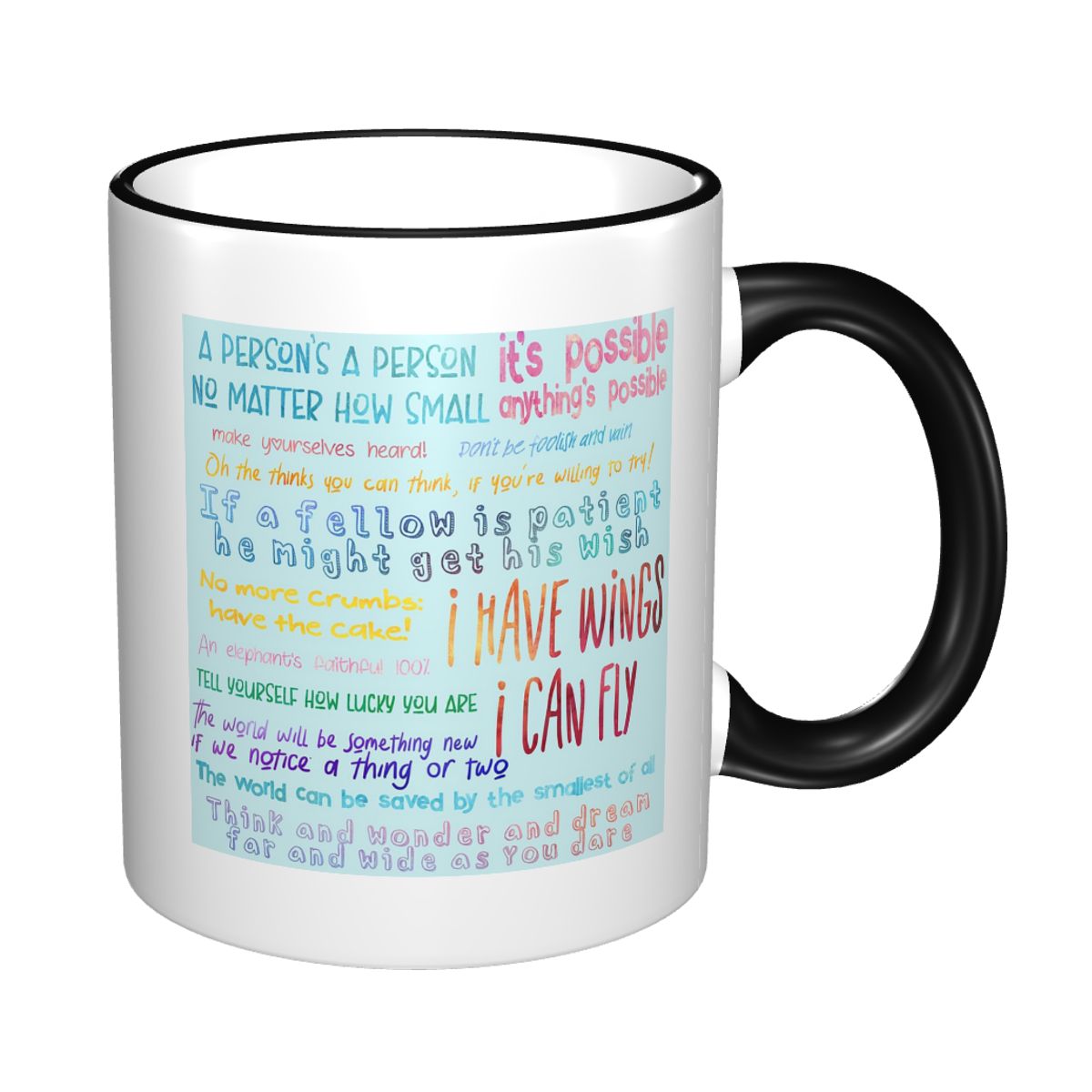 Coffee And Tea Quotes Funny - Набор кружек с цитатами из мультфильма