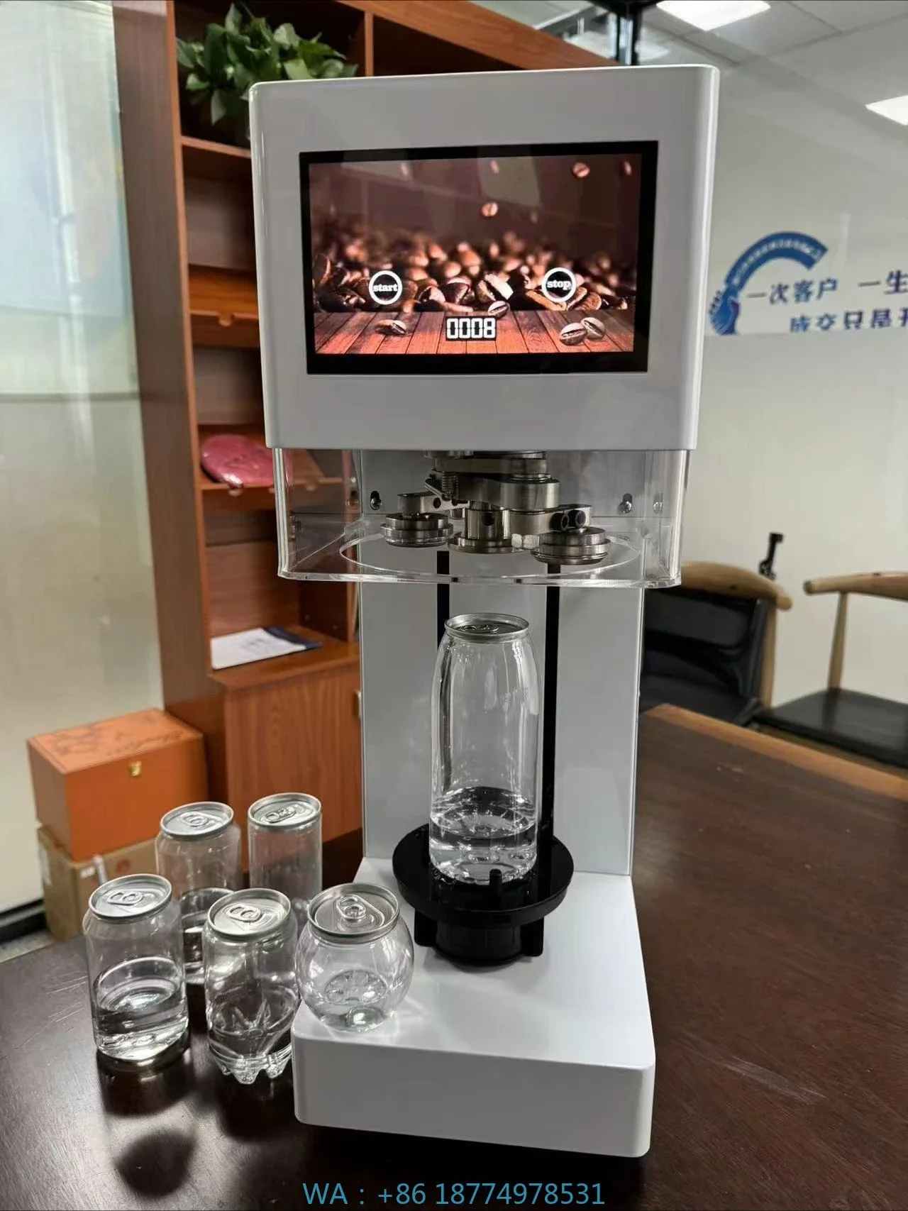 Best Tea Coffee - Автоматическая машина для запайки ПЭТ-банок с