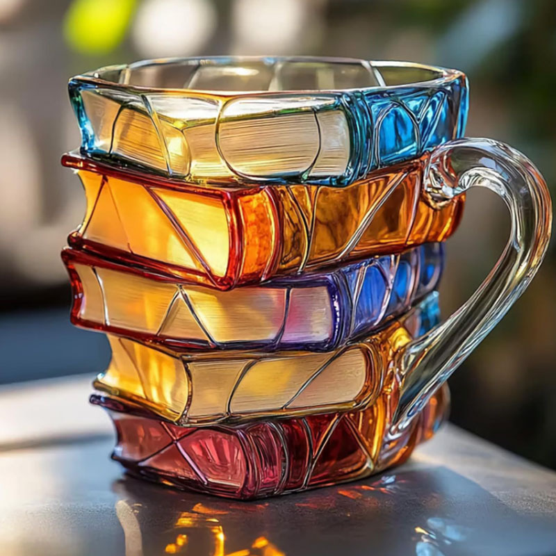 Coffee Tea Library - Книга Кофейная кружка Капучино Красочная 3D