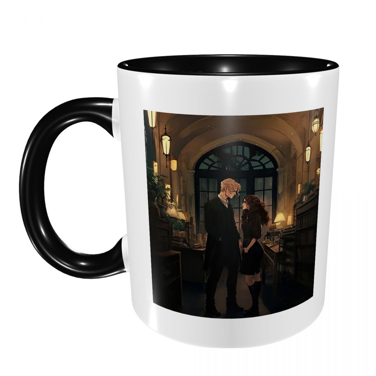 Coffee Tea Library - Кружка Dramione At The Library, забавные