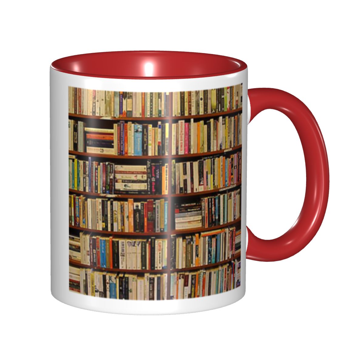 Coffee Tea Library - Кружка с изображением книги из библиотеки,