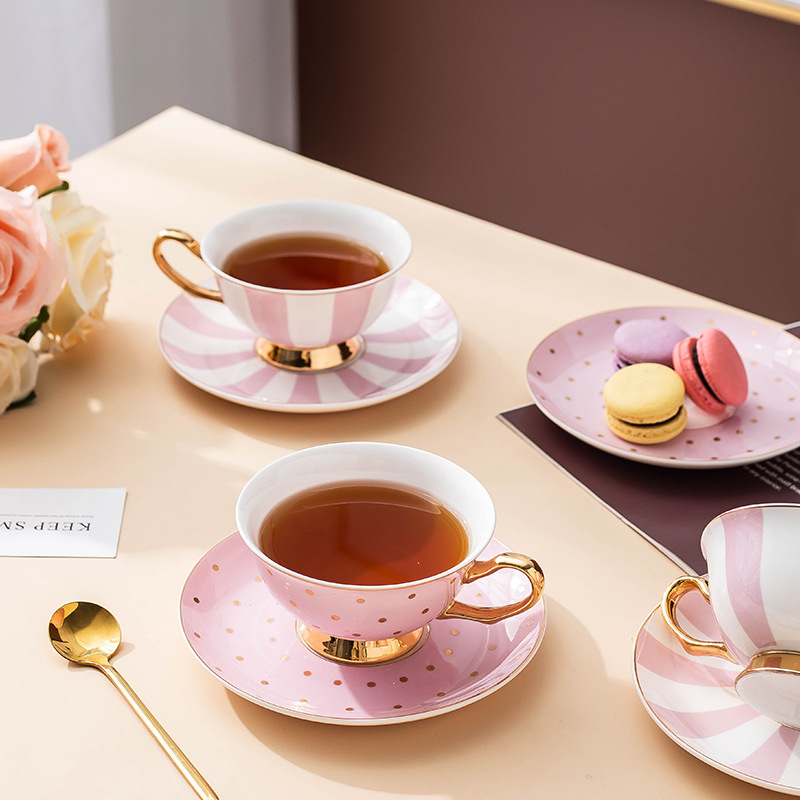 Керамические розовые кофейные  – обзор и цена Coffee Tea Sugar Set