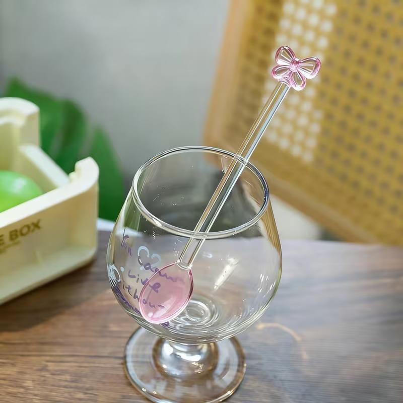 Розовая стеклянная кофейная ло – обзор и цена Tea Coffee Utensils