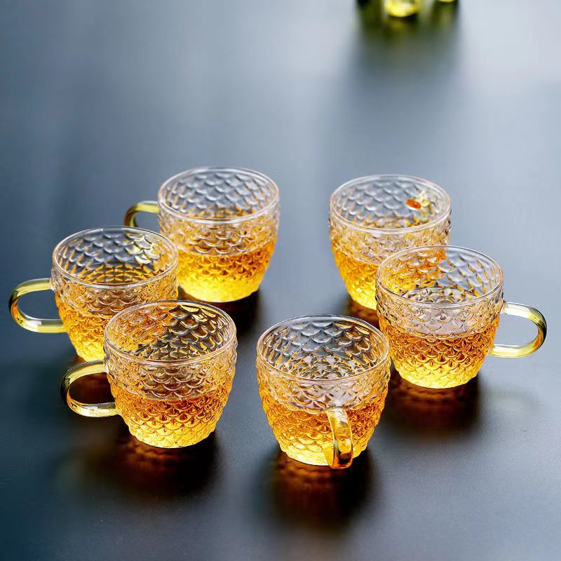 Стеклянные чайные чашки, мален – обзор и цена Coffee Tea Sugar Set