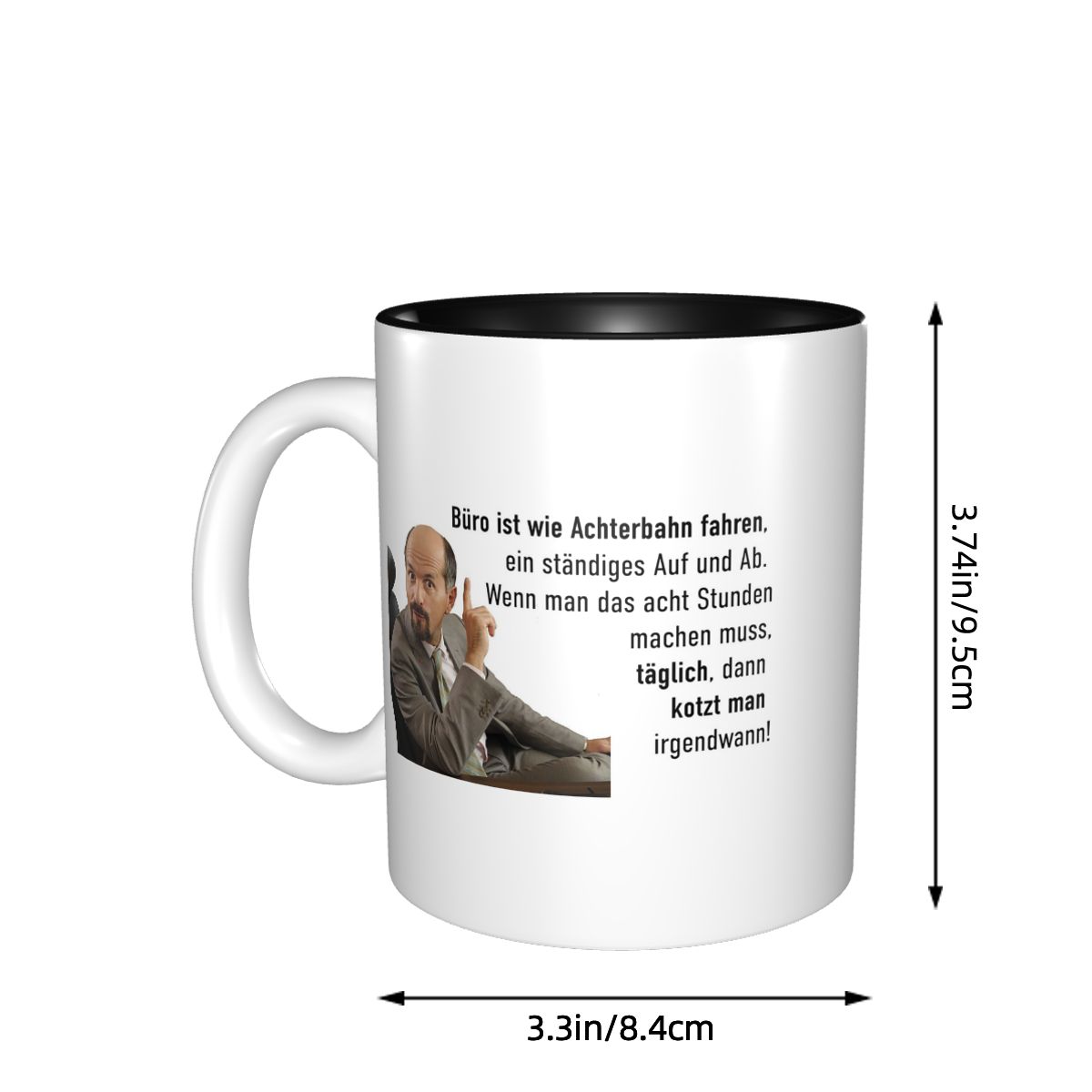 Кружка с цитатой Stromberg Off – обзор и цена Coffee And Tea Quotes Funny
