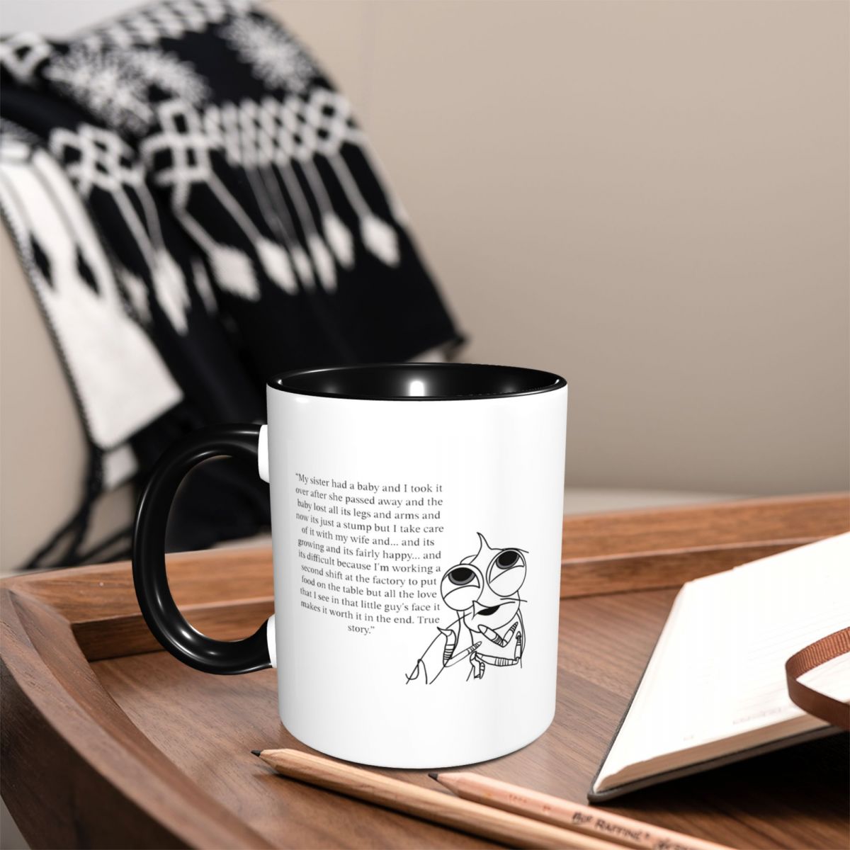 Кружка с цитатой из мультфильм – обзор и цена Coffee And Tea Quotes Funny