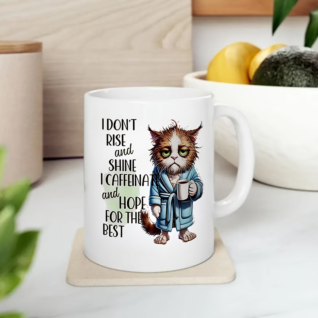 Забавная кружка с кошкой и над – обзор и цена Coffee And Tea Quotes Funny