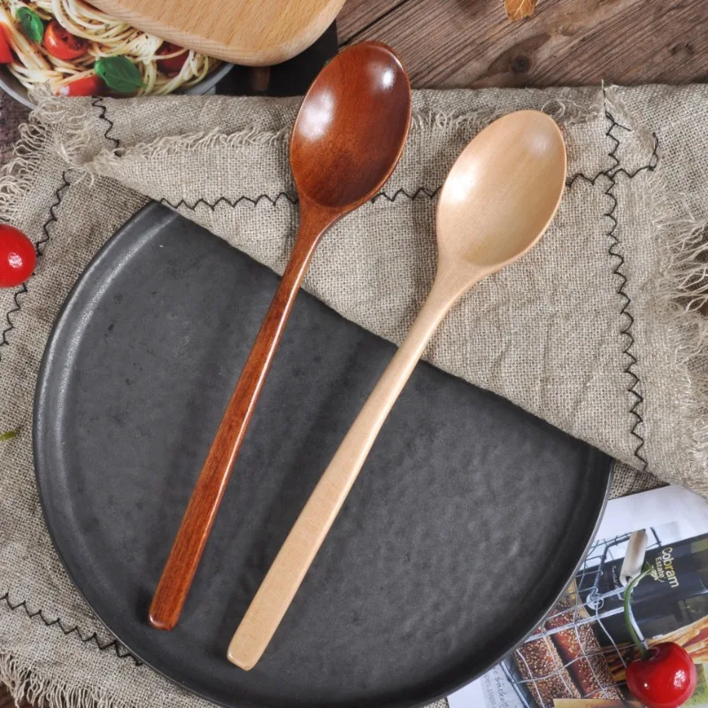 1/2 шт. деревянная ложка, посу – обзор и цена Tea Coffee Utensils